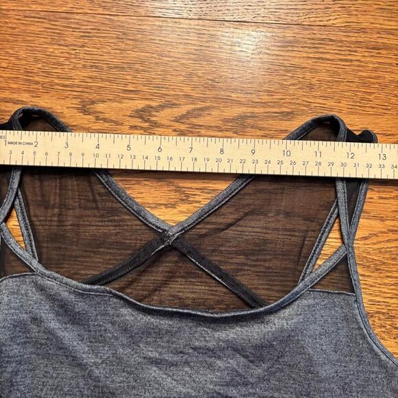 Set of 2 Activewear Tank Tops Grey Daisy Fuentes Size L & Blue Lija Size L Yoga - Picture 5 of 16